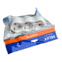 Adaptor 3 prize cu impamantare, 16A, 230V