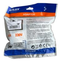 Adaptor 3 prize cu impamantare, 16A, 230V