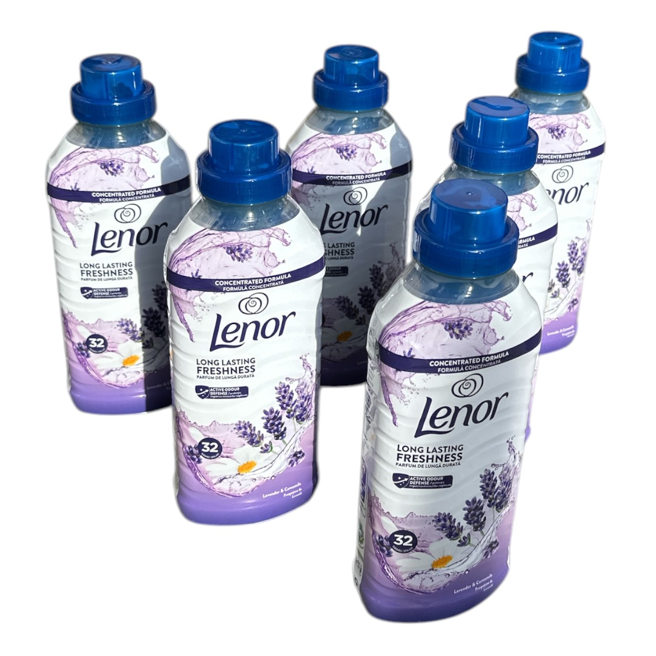 Balsam rufe Lenor cu lavanda si musetel 6 x 675 ml