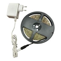 Banda LED 12V, albastra, interior, 5M, siliconata, autoadeziva