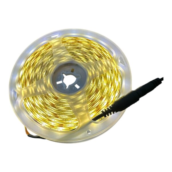 Banda LED 12V Autoadeziva, alb, tavan / camera, siliconata, 5M ...