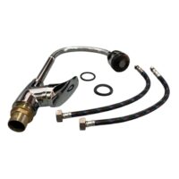 Baterie chiuveta cap flexibil, 2 jeturi de apa