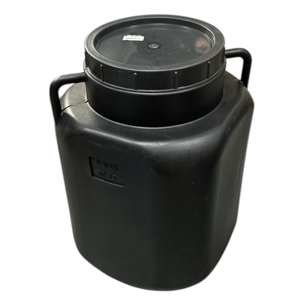 Bidon plastic 50L, patrat - imagine 4