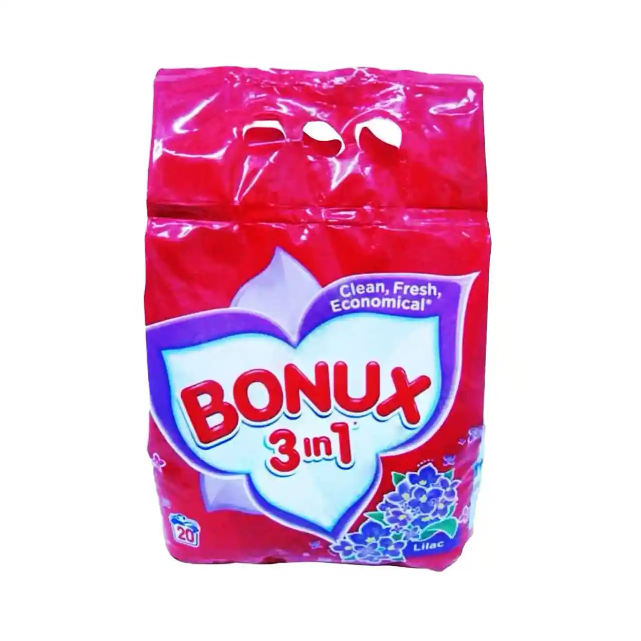 bonux 3 in 1 detergent de rufe automat lilac 20 spalari 2 kg 1