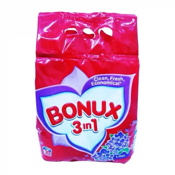 bonux 3 in 1 detergent de rufe automat lilac 20 spalari 2 kg 2