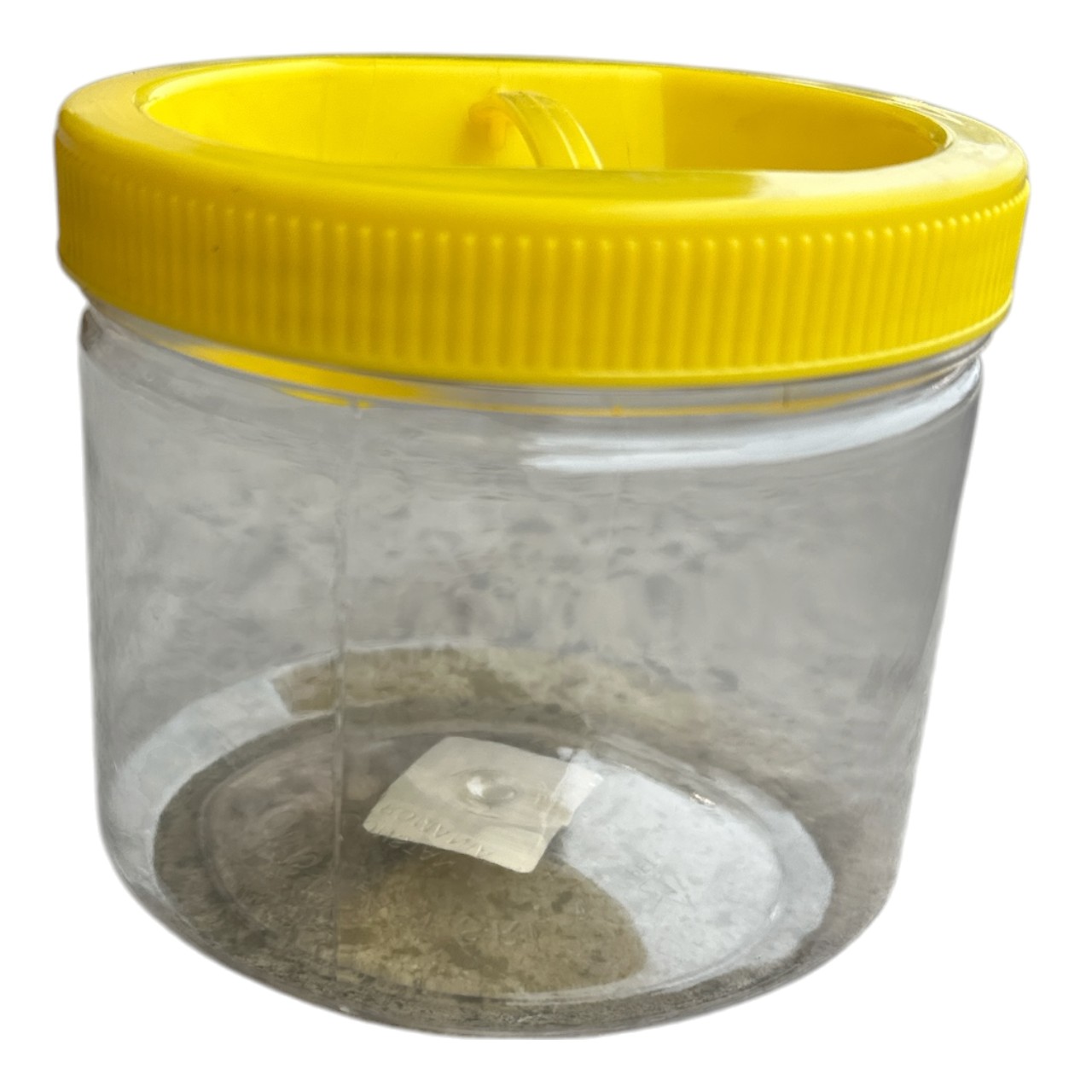 Borcan (PET) din plastic cu capac, 0.75 L