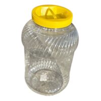Borcan (Pet) Plastic cu capac, 3 litri
