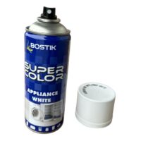 Bostik Super Color Spray vopsea cu smalt, alba 400ml