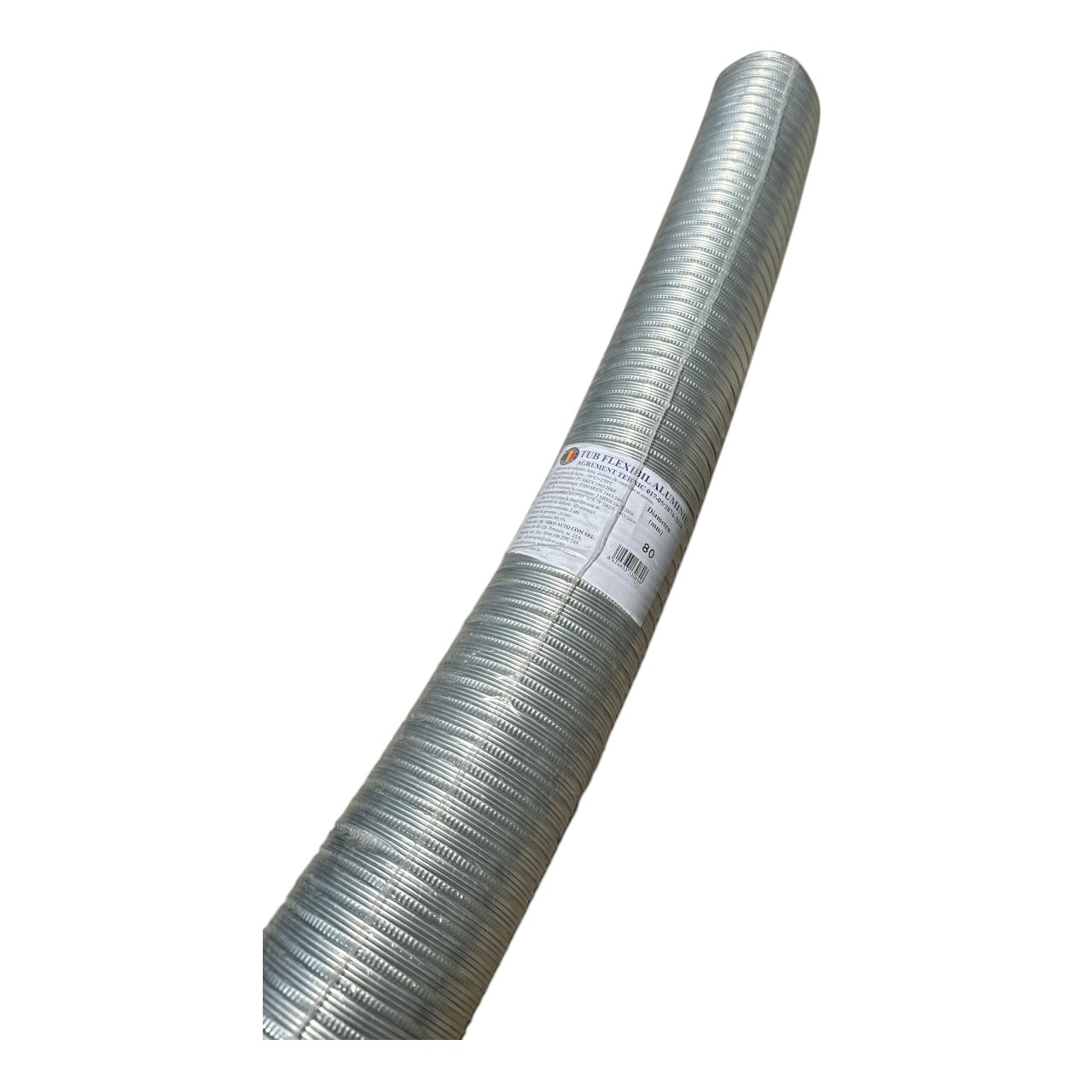 Burlan Hota Aluminiu Flexibil (Tub Hota) 80 mm - imagine 2