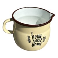 Cana bombata emailata 1.5 litri