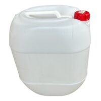 Canistra plastic 30 L cu capac, alba