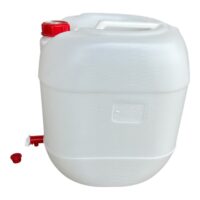 Canistra plastic 30l cu robinet, alba