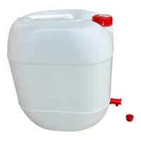 Canistra plastic 30l cu robinet, alba