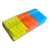 Carlige de rufe (clesti rufe) din plastic, set 24 bucati