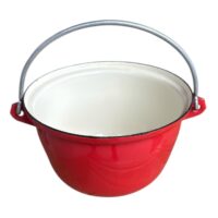 Ceaun / tuci emailat din tabla groasa 7 L