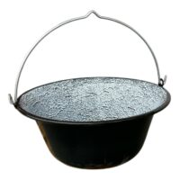 Ceaun / Tuci emailat pentru mamaliga 8L, negru