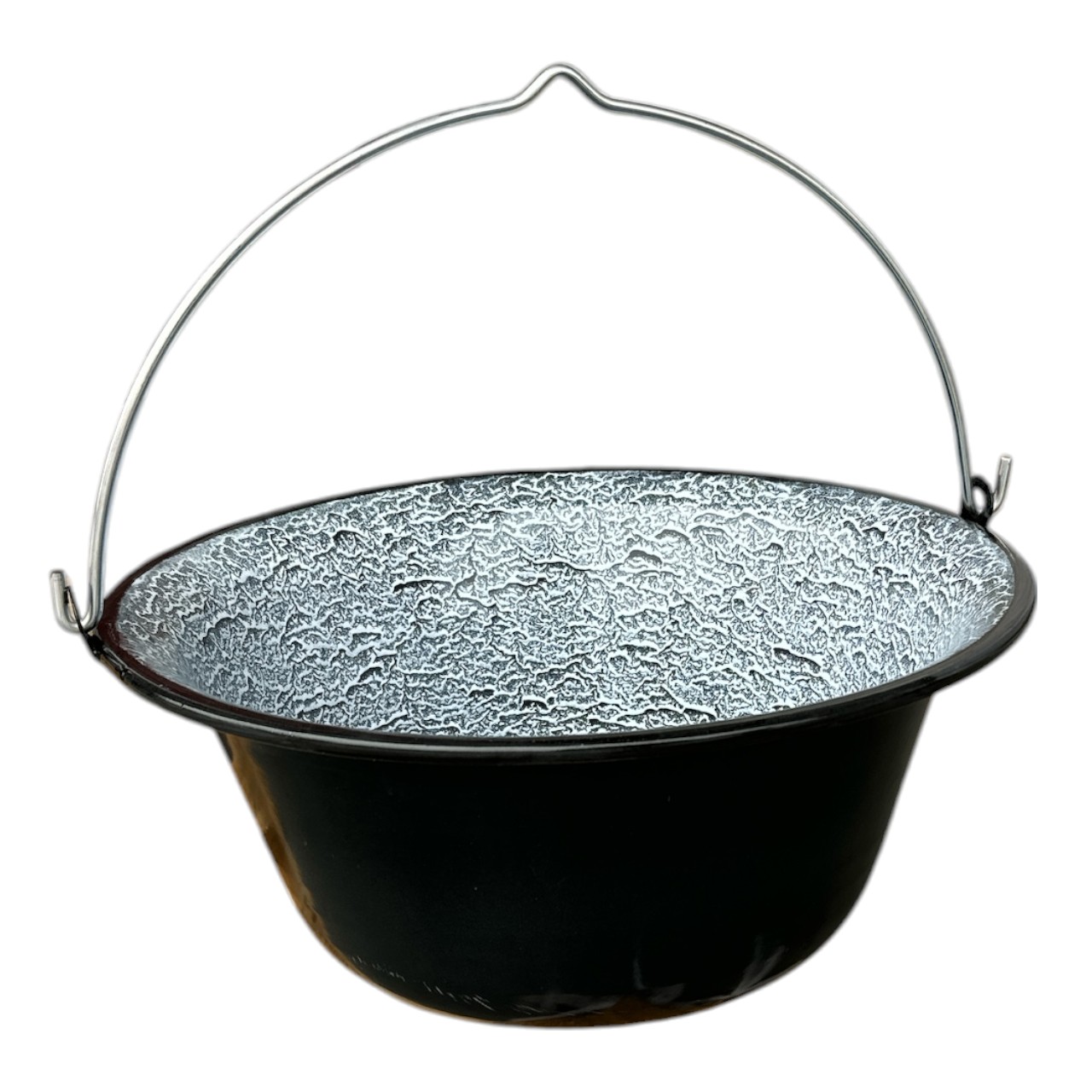 Ceaun / Tuci emailat pentru mamaliga 8L, negru