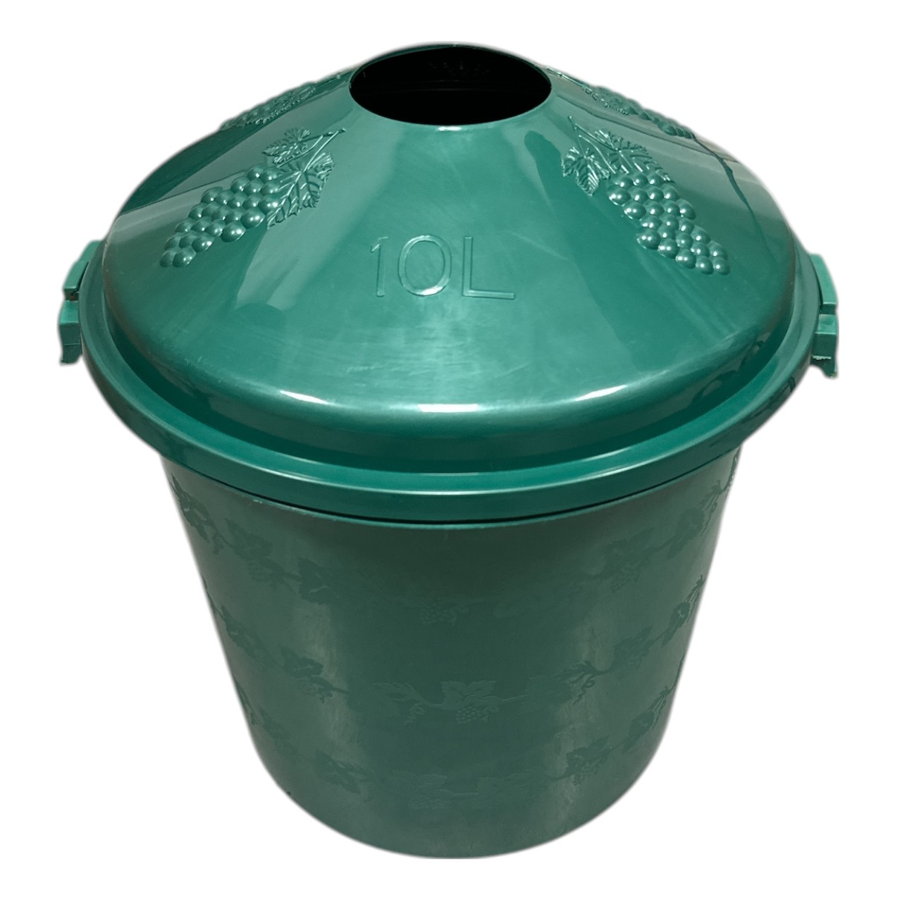 Cos damigeana 10 litri din PVC, verde