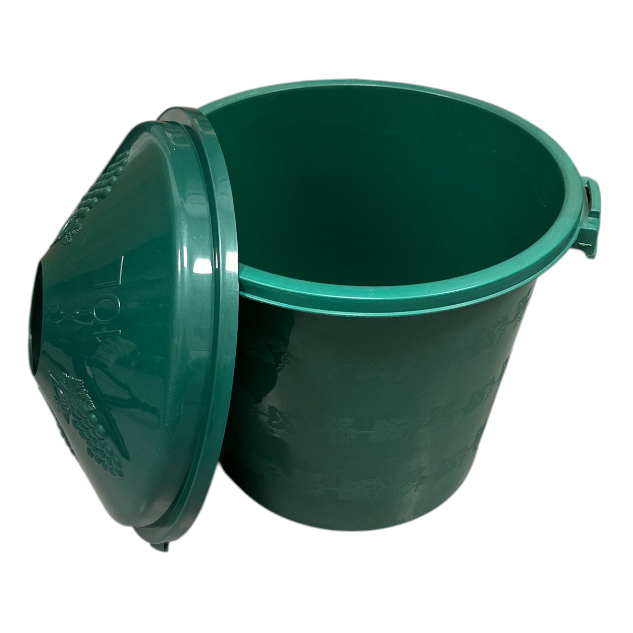 Cos damigeana 10 litri din PVC, verde - imagine 2