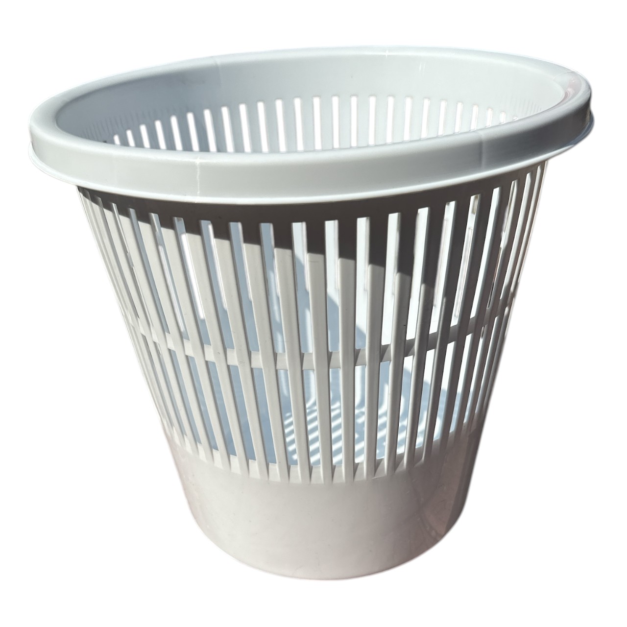 Cos pentru hartie alb, 10 L - imagine 2