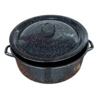 Cratita emailata 20 litri cu capac