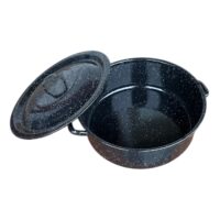 Cratita emailata 40 L cu capac