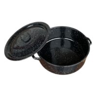 Cratita email 50 litri cu capac