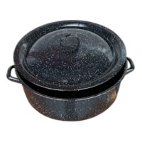 Cratita email 50 litri cu capac