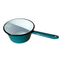 Cratita emailata 600 ml cu coada, ibric cu cioc