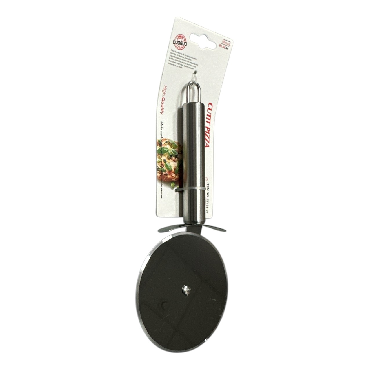 Cutit pizza din inox cu lama mare