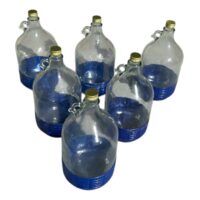 Damigene 5 L (litri) cu maner, 6 bucati