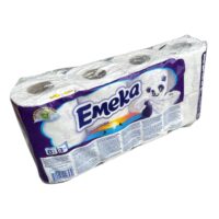 Emeka Paradise Hartie igienica 3 straturi alba, 8 role