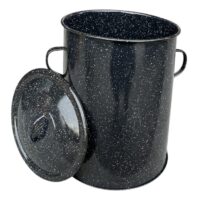 Garnita emailata, bidon pentru untura, 12L