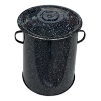 Garnita emailata, bidon pentru untura, 12L