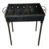 Gratar portabil din fier pentru camping 40 x 30 cm