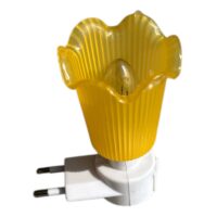 Lampa de veghe, Galbena, cu intrerupator, lumina calda