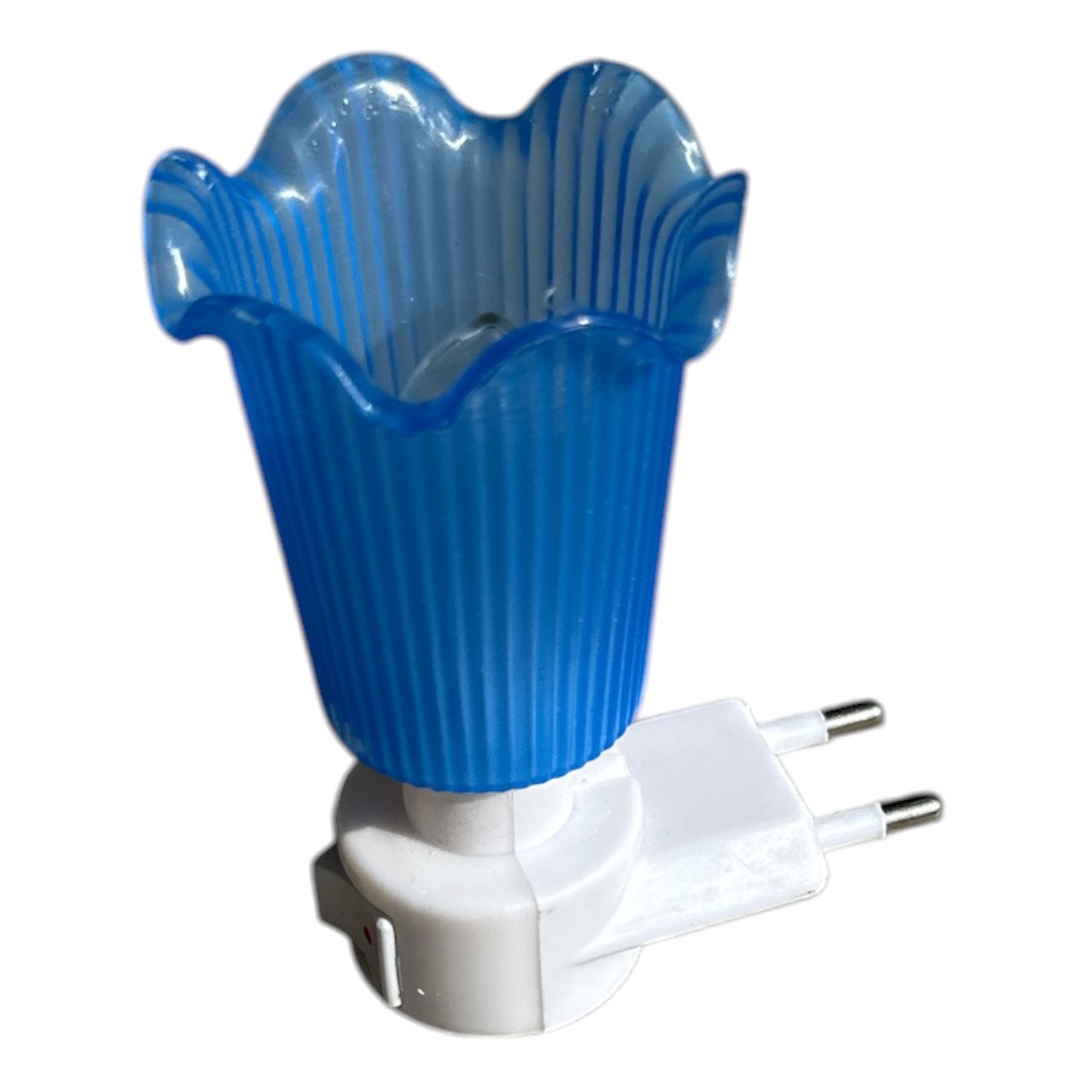 Lampa veghe pentru priza, albastra - imagine 2