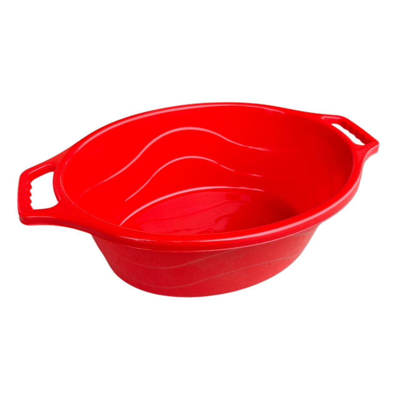 Lighean din plastic 8L oval, cu manere - imagine 2