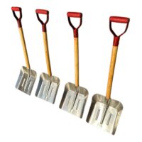 Lopata Aluminiu Lata cu Coada si Maner, Set 4 bucati