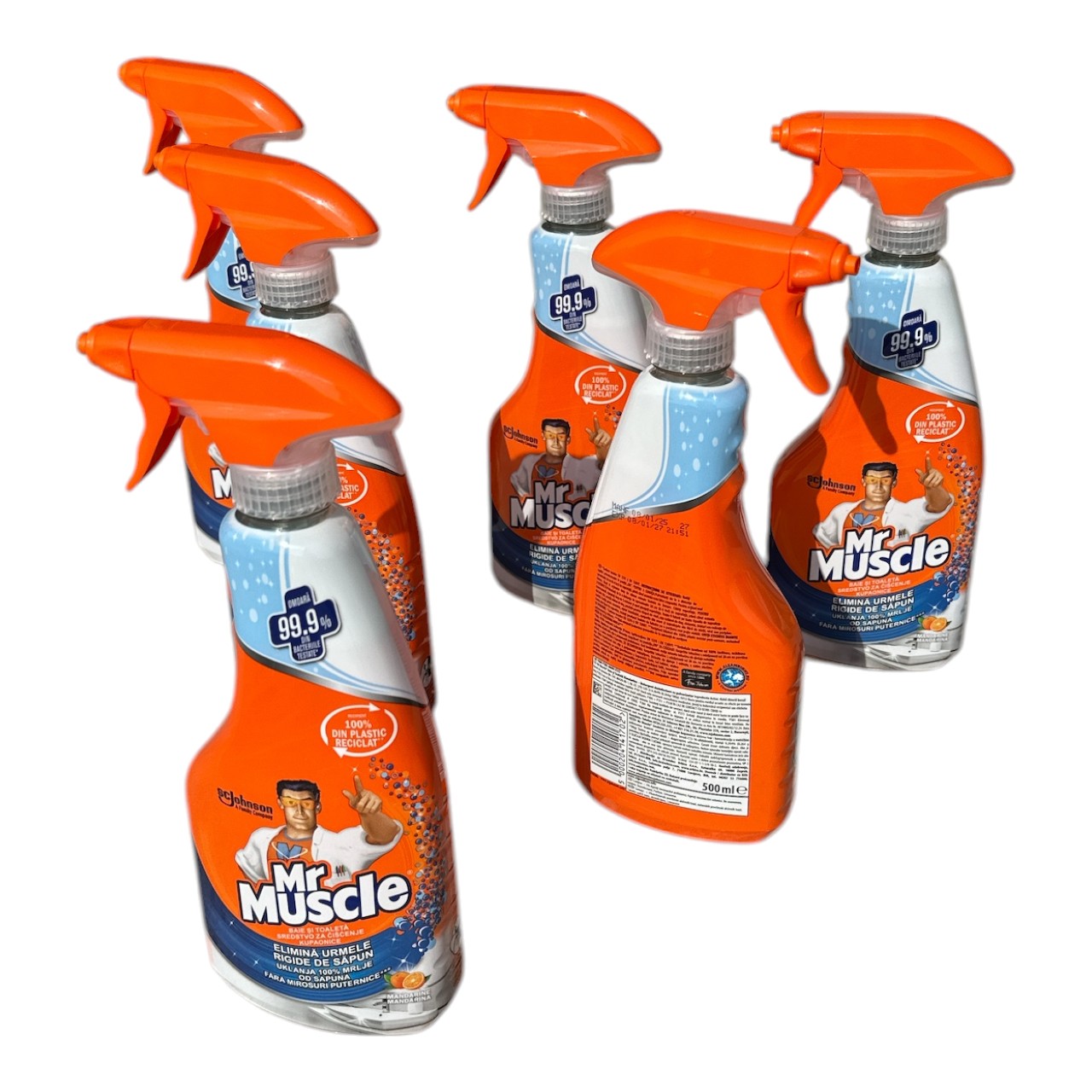 Mr Muscle bathroom (baie) 500 ml, 6 bucati - imagine 2