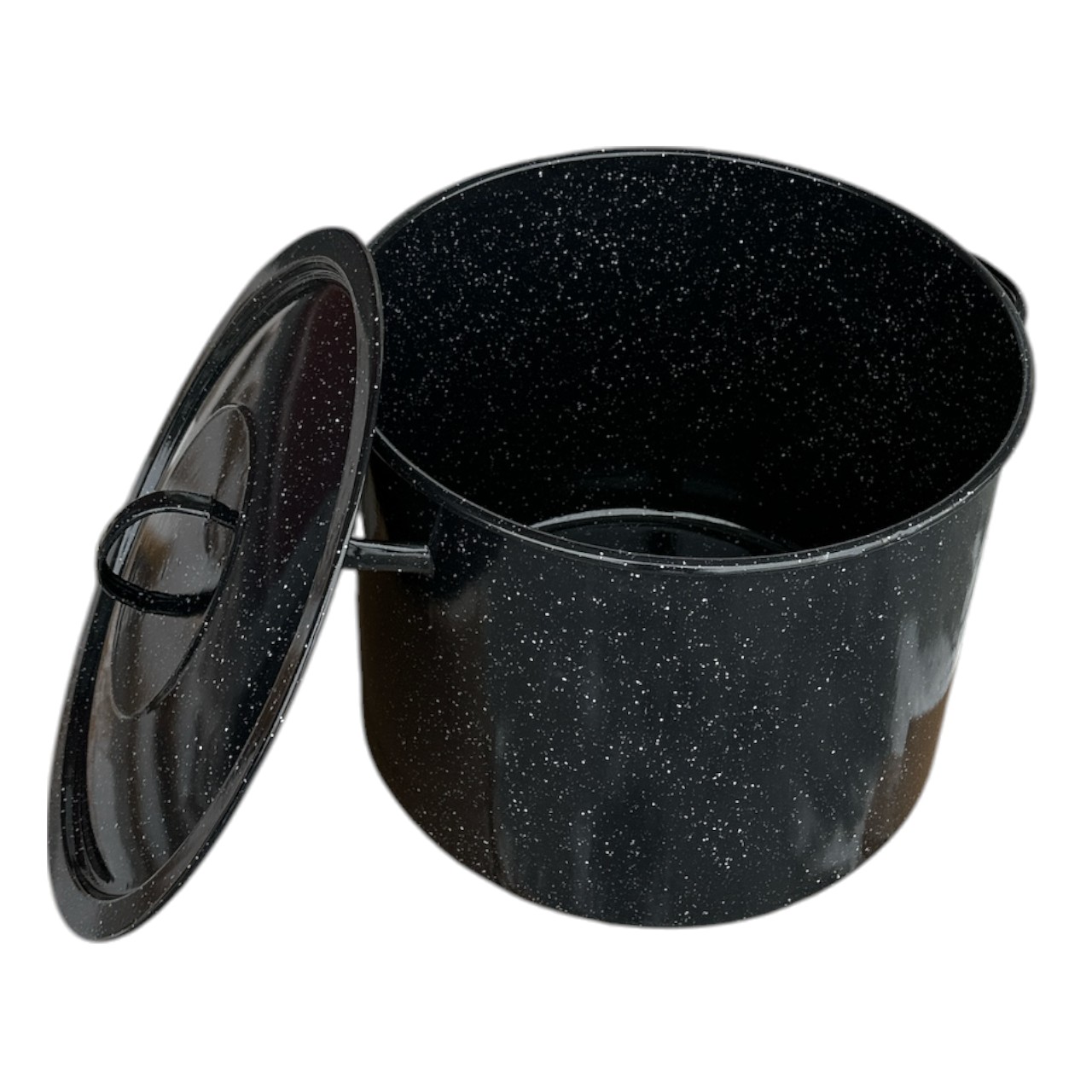 Oala emailata 20 litri cu capac - imagine 2