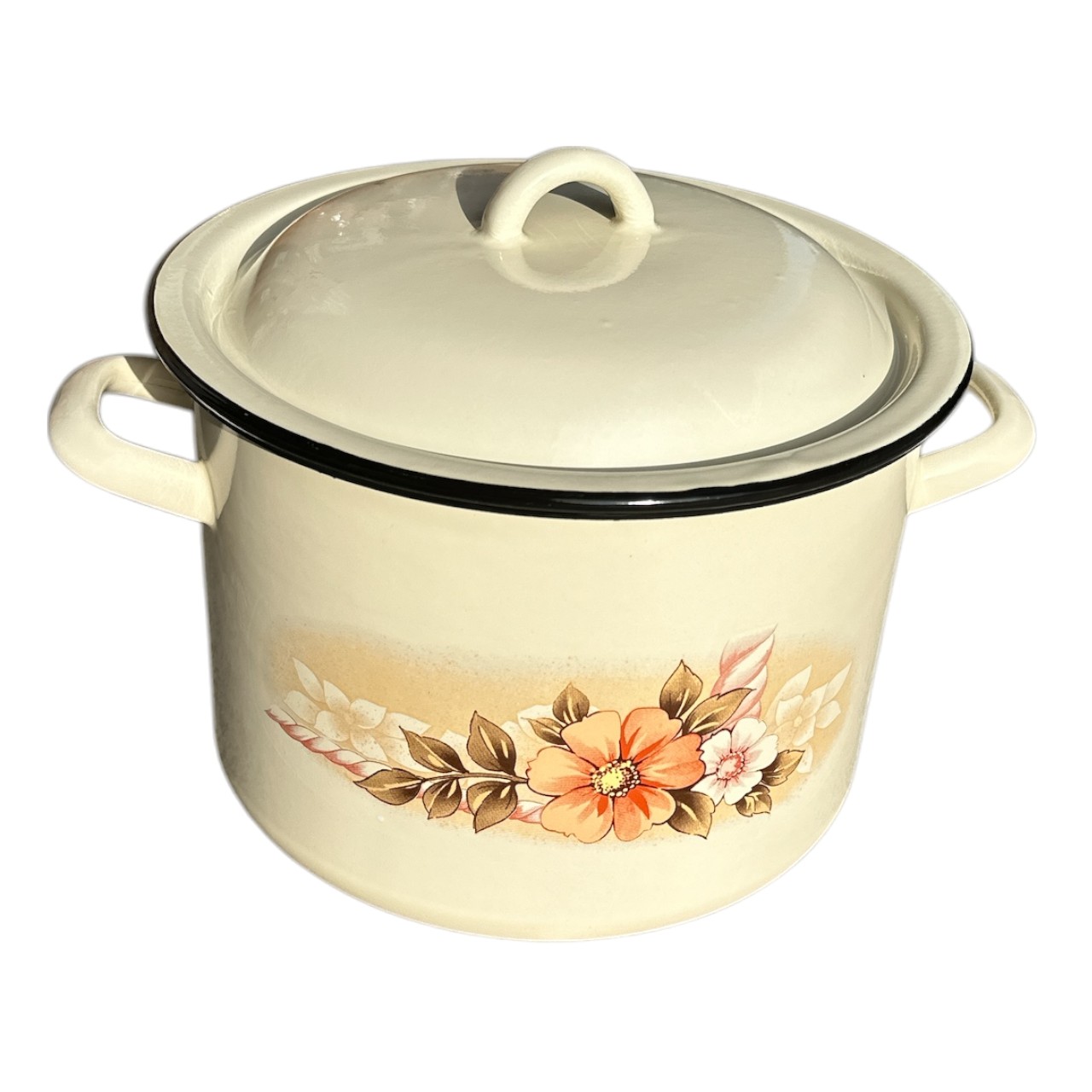 Oala Emailata 7.5 L (litri) cu capac si model