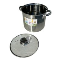 Oala inox 7 litri cu capac sticla