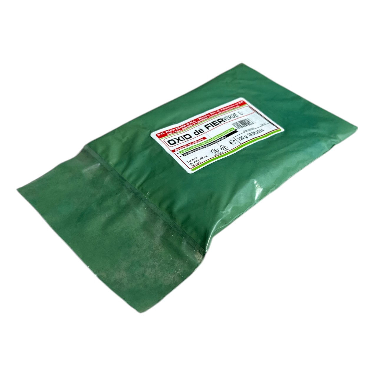 Oxid feros (feric) verde, colorant vopsele si zugraveli, 100g