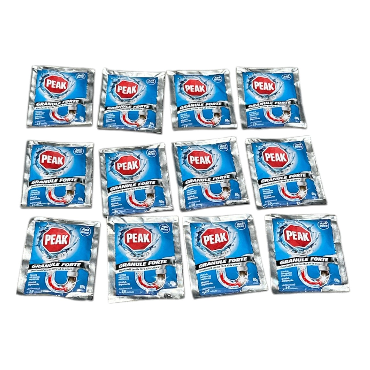 Pachet - 12 x Peak Out granule forte apa rece 60g
