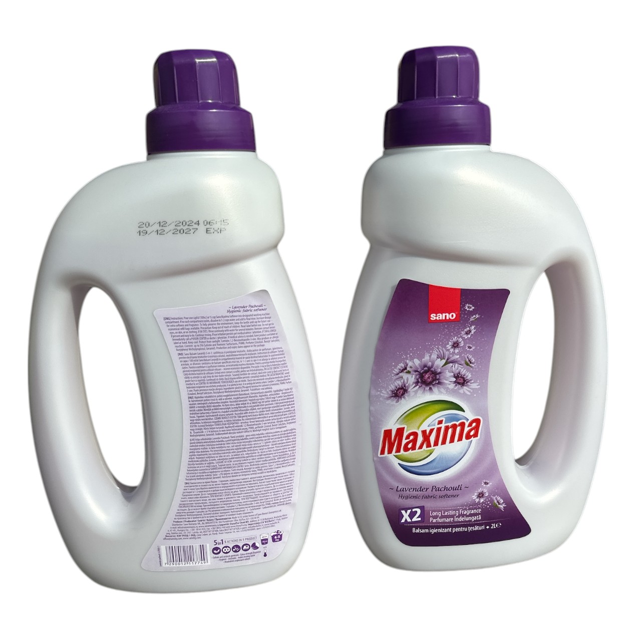 Pachet - 2 x Sano Maxima Balsam parfumat Lavender Pachouli, 2L - imagine 2