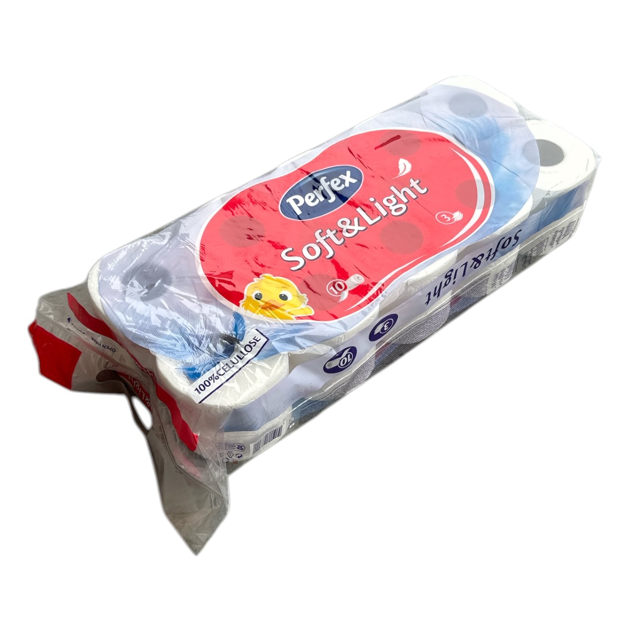 Perfex Pure White hartie igienica 3 straturi, 10 role