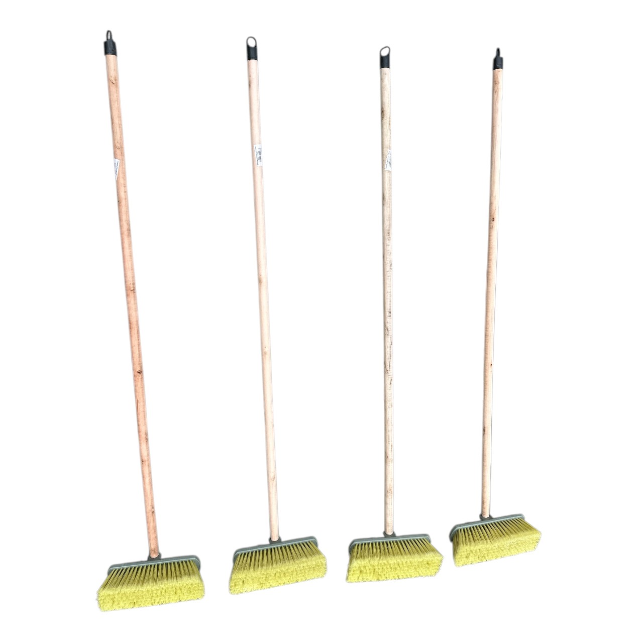 Perie Auto cu Coada din Lemn si Adaptor Furtun, set 4 bucati - imagine 2