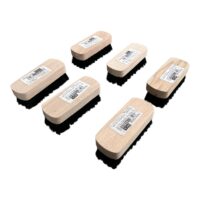 Perie Pentru Incaltaminte si Haine din Lemn (10 cm) Set 6 bucati