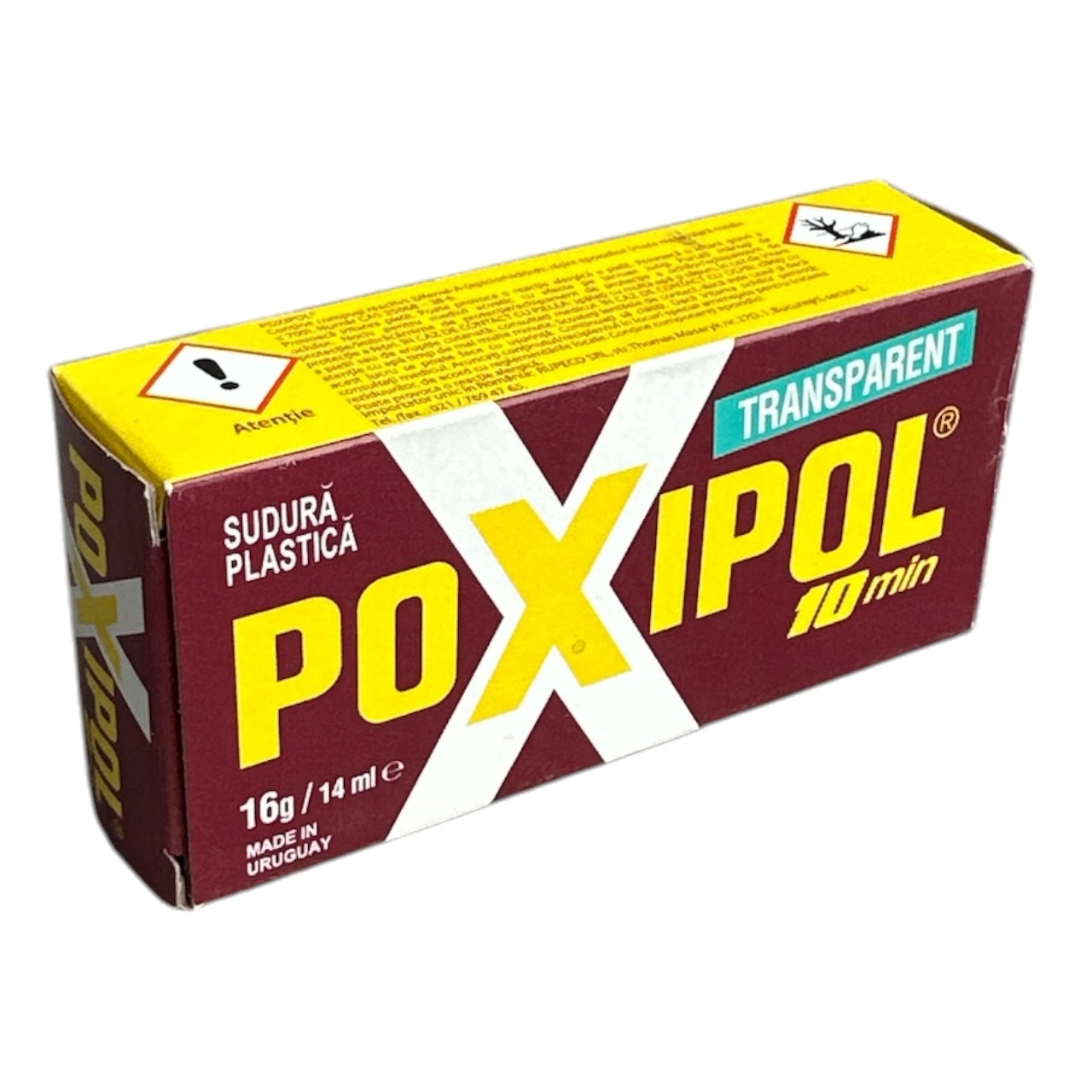 Poxipol Adeziv bicomponent, transparent 14 ml